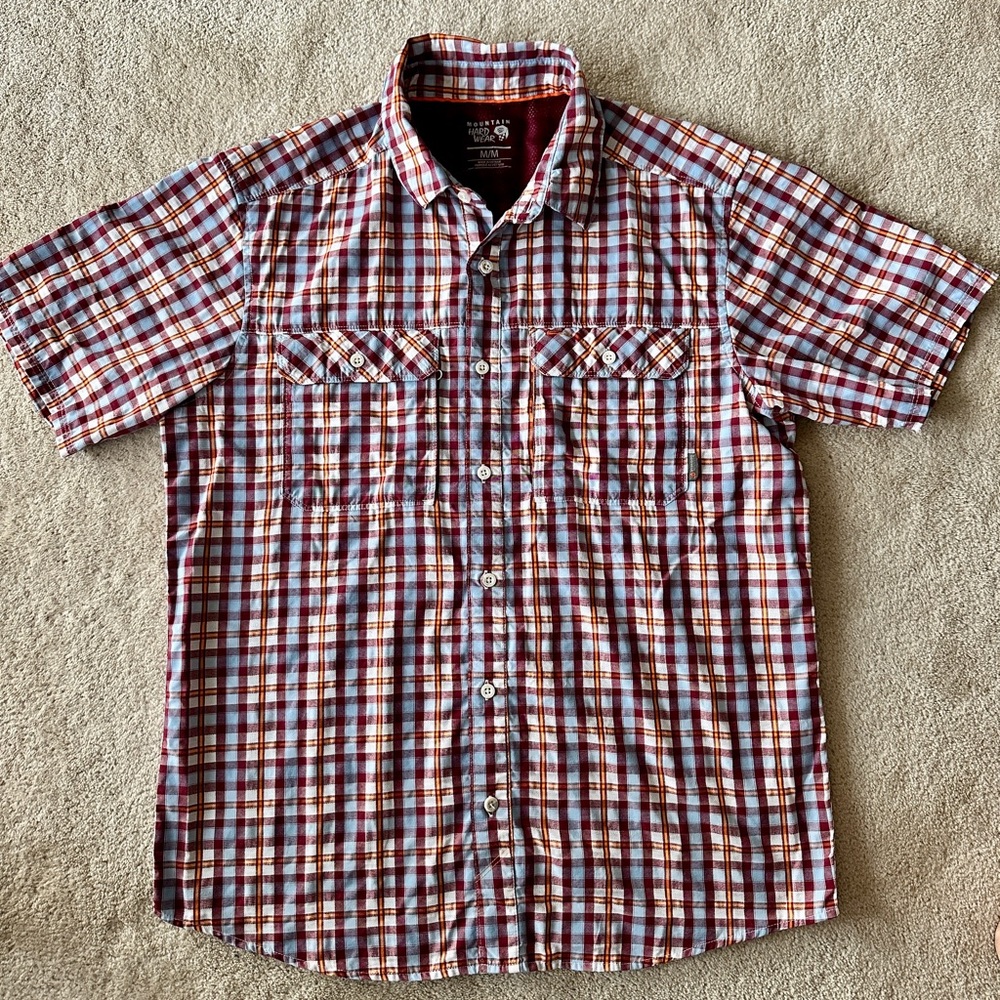 Mountain Hard Wear Multicolor Plaid Button Down Shirt